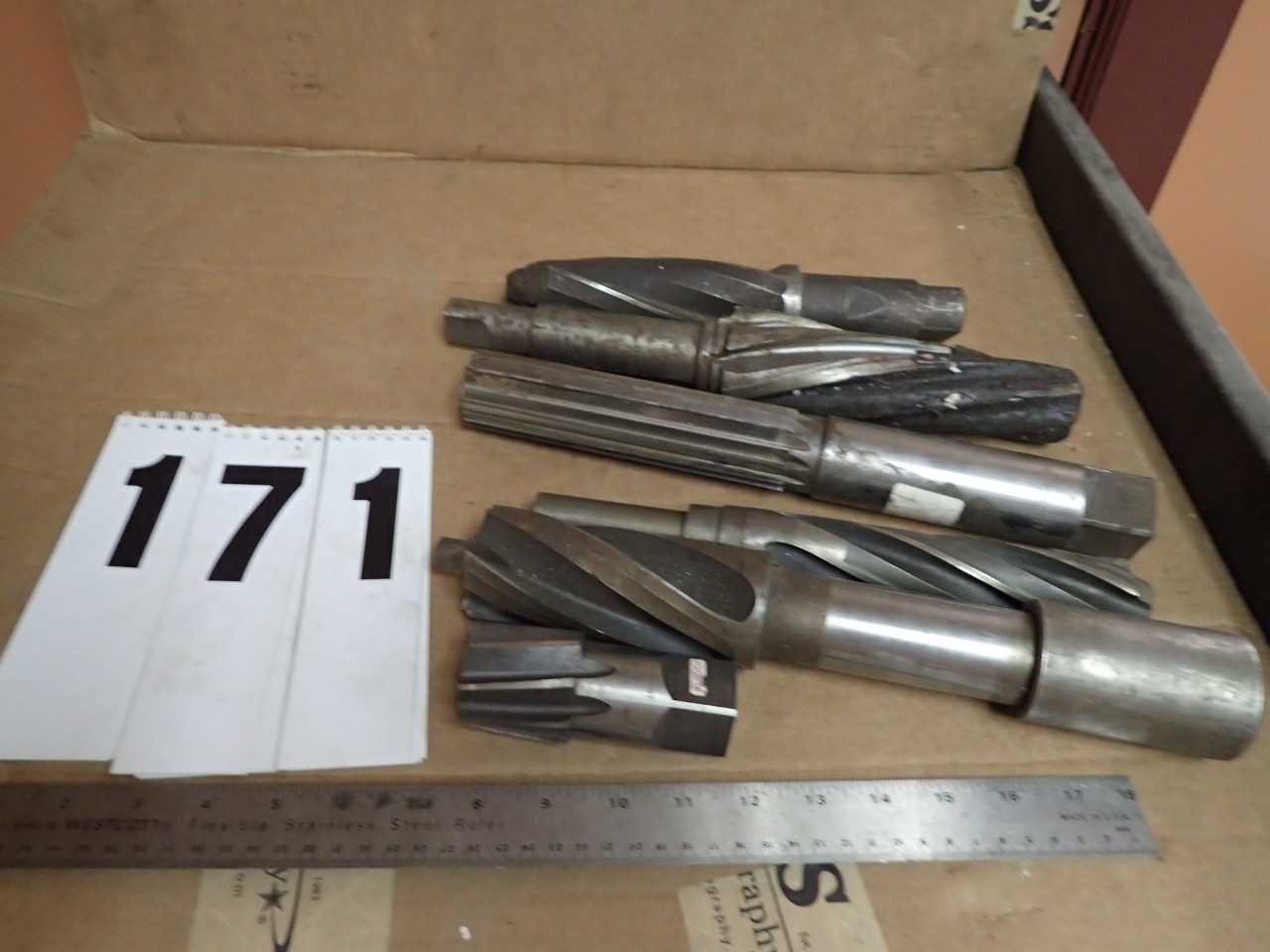 6 Pcs Large Reamers & Counterbores - MACHINING ACCESSORIES & TOOLING