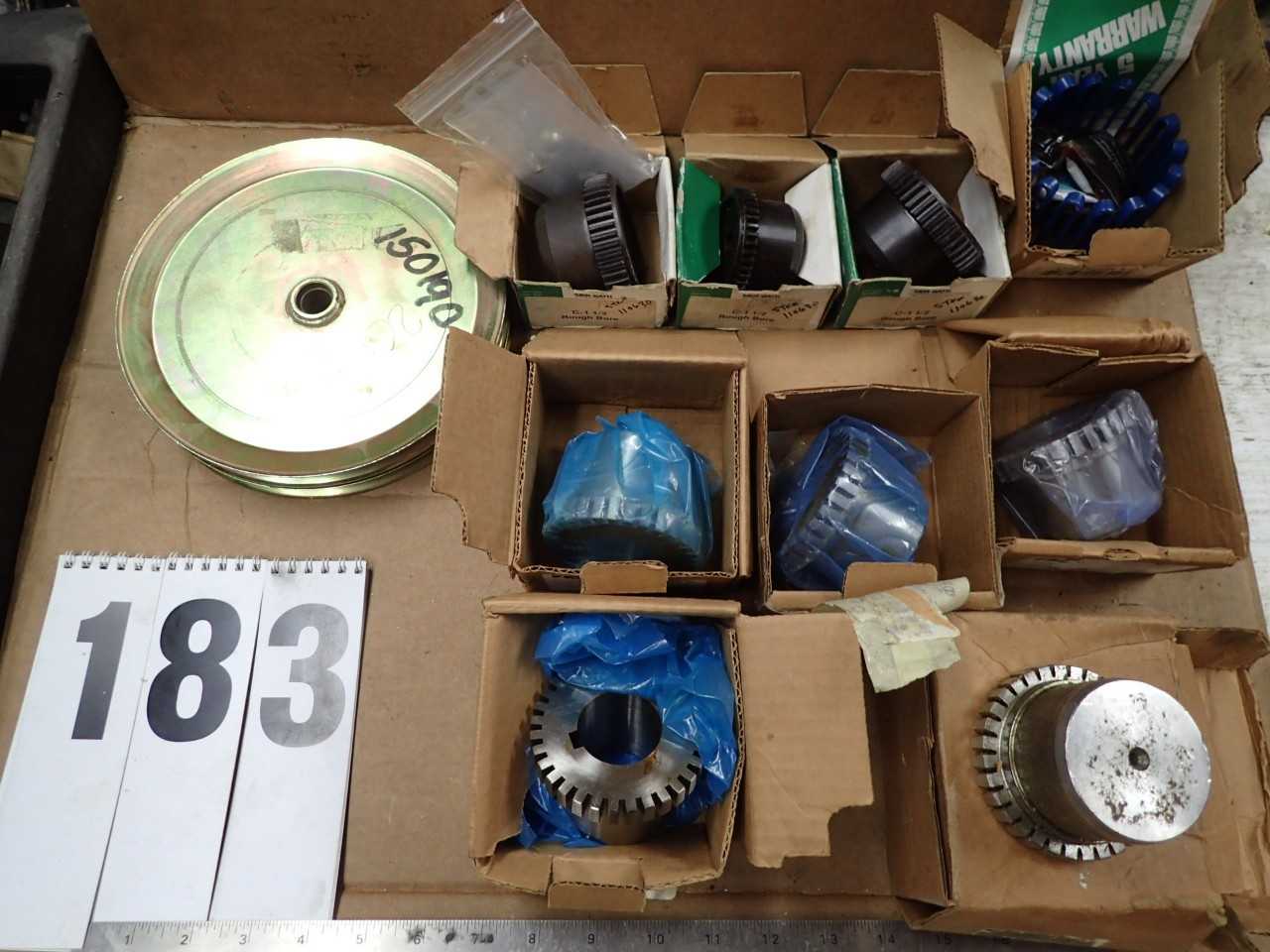 Lot of Power Transmission Items Pulleys Hubs incl Browning Falk Sier-Bath  - POWER TRANSMISSION
