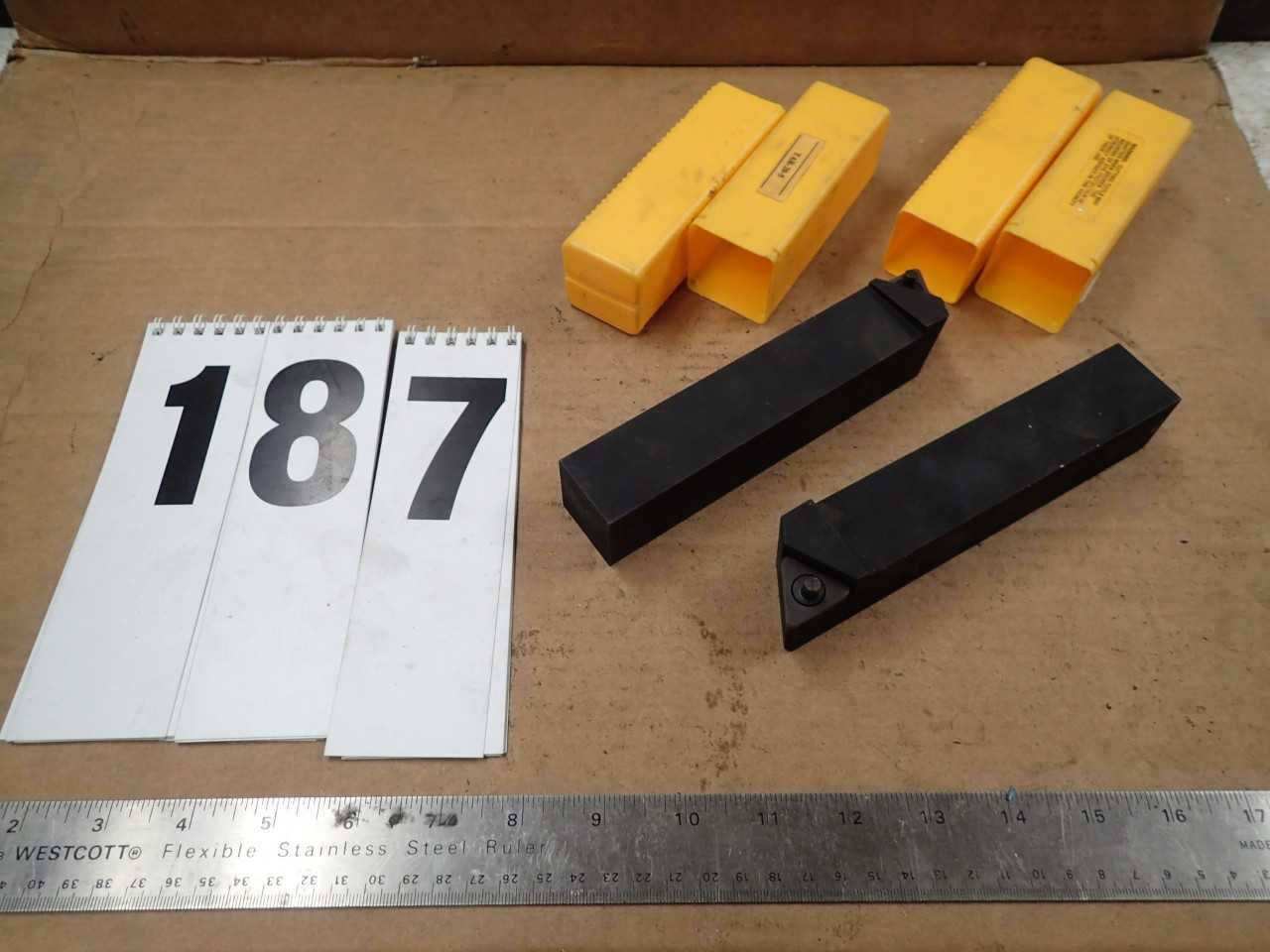 2 pcs TAR-20-5 Rigid Cam-Lok Indexable Carbide Lathe Turning Tool Holder NOS - MACHINING ACCESSORIES & TOOLING