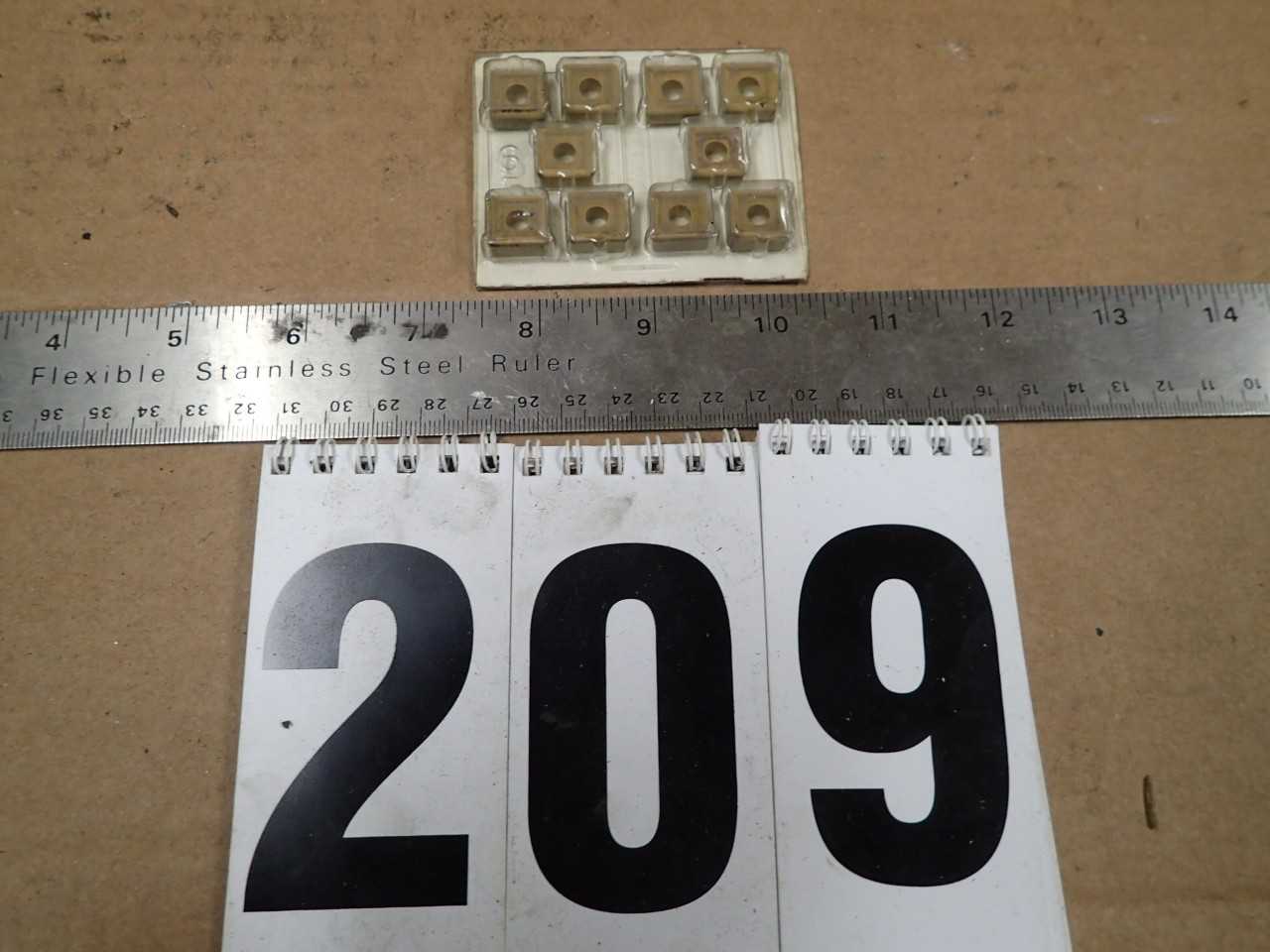 10-Pack Valenite SNMG-12-04-08 Carbide Inserts New - MACHINING ACCESSORIES & TOOLING