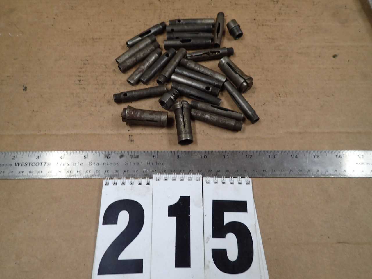 Lot of Brown & Sharpe #00 & 00A Collets & Feed Fingers - MACHINING ACCESSORIES & TOOLING
