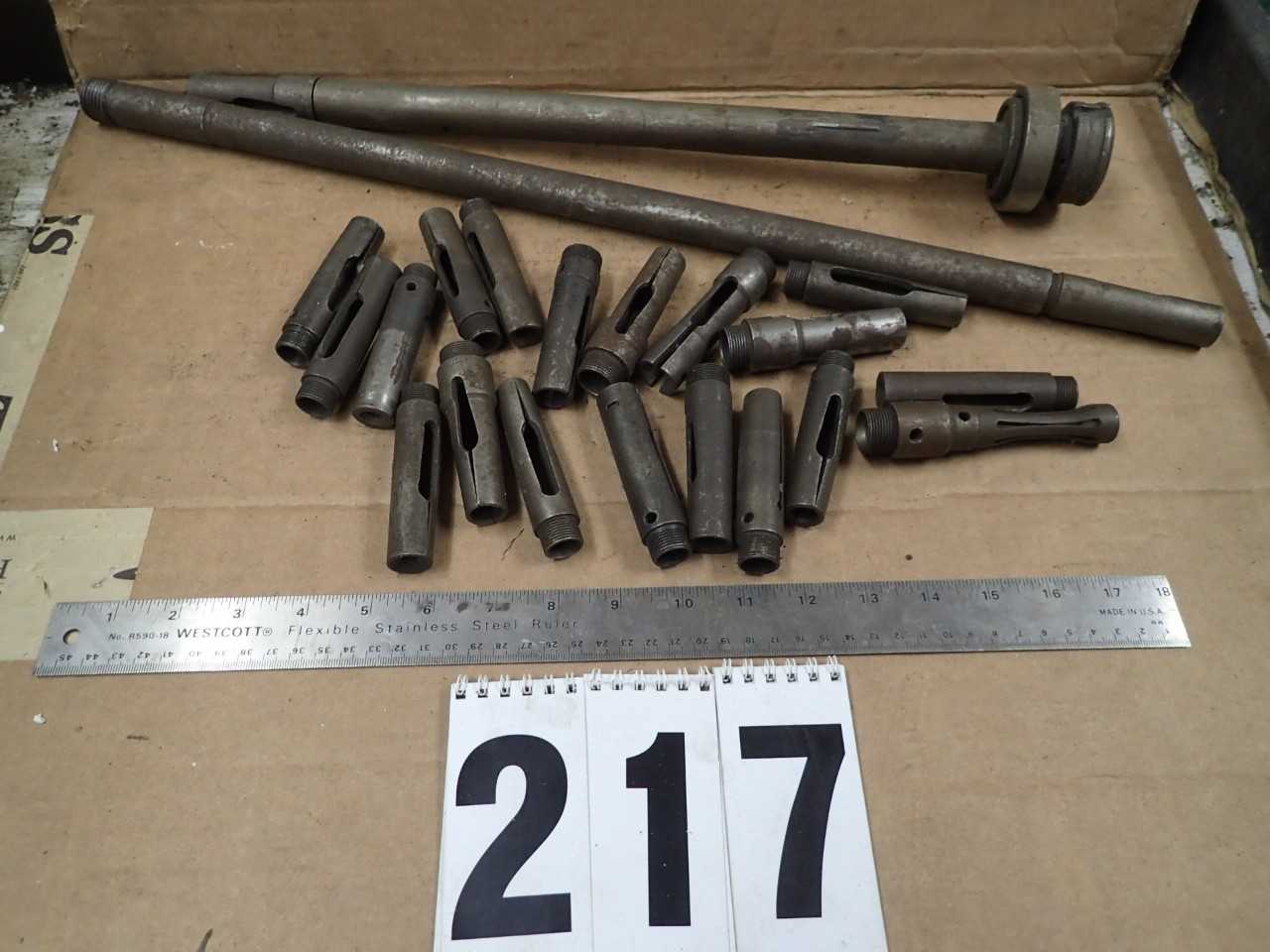 Lot of Brown & Sharpe #11 11A 11AA Feed Fingers & Pusher Rods - MACHINING ACCESSORIES & TOOLING