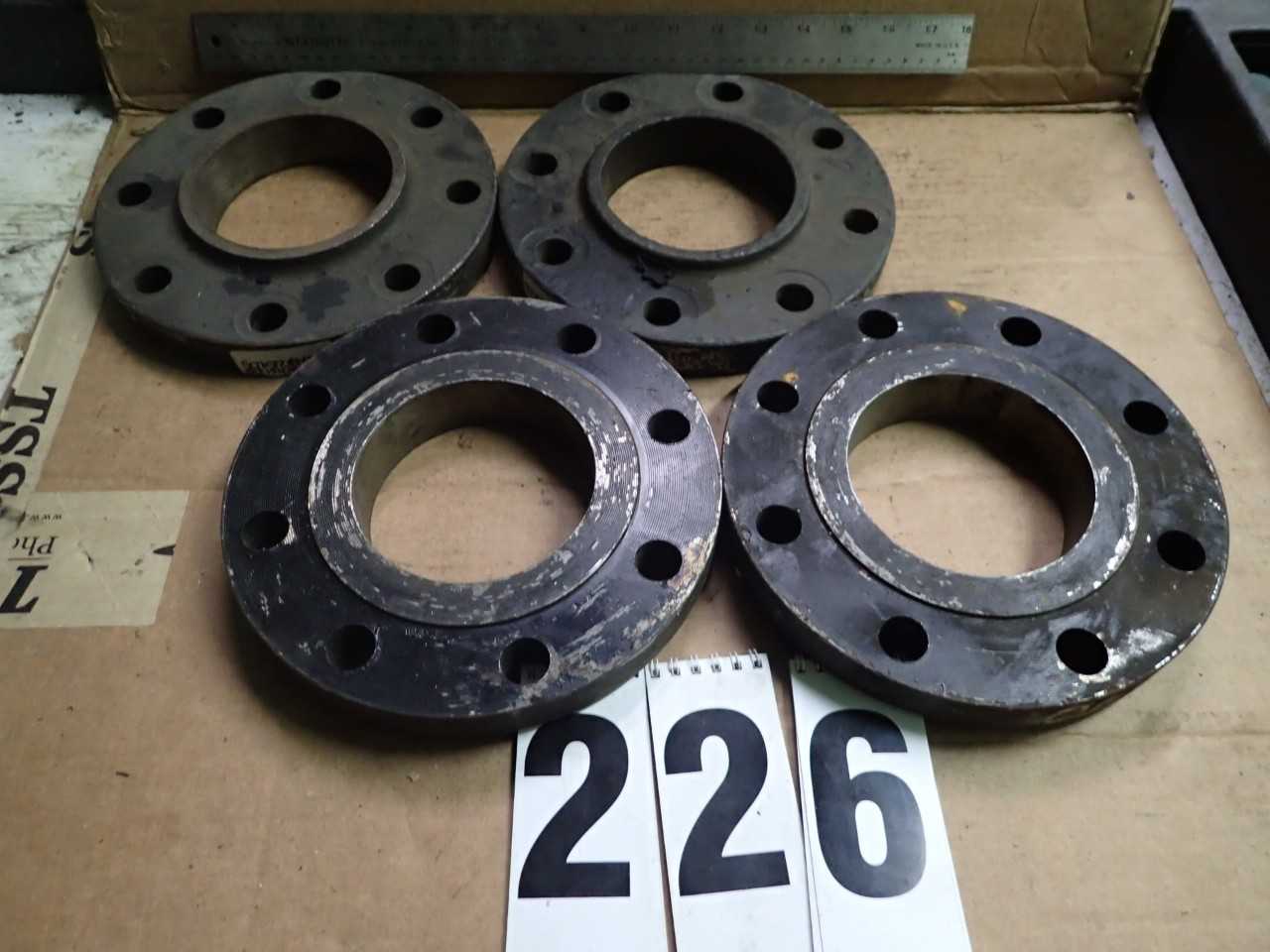 4 Pcs 3-1/2" 150# Slip-On Weld Flange Carbon Steel 31/2"-WJ-150-A-105-T205-STD - PROCESS EQUIPMENT