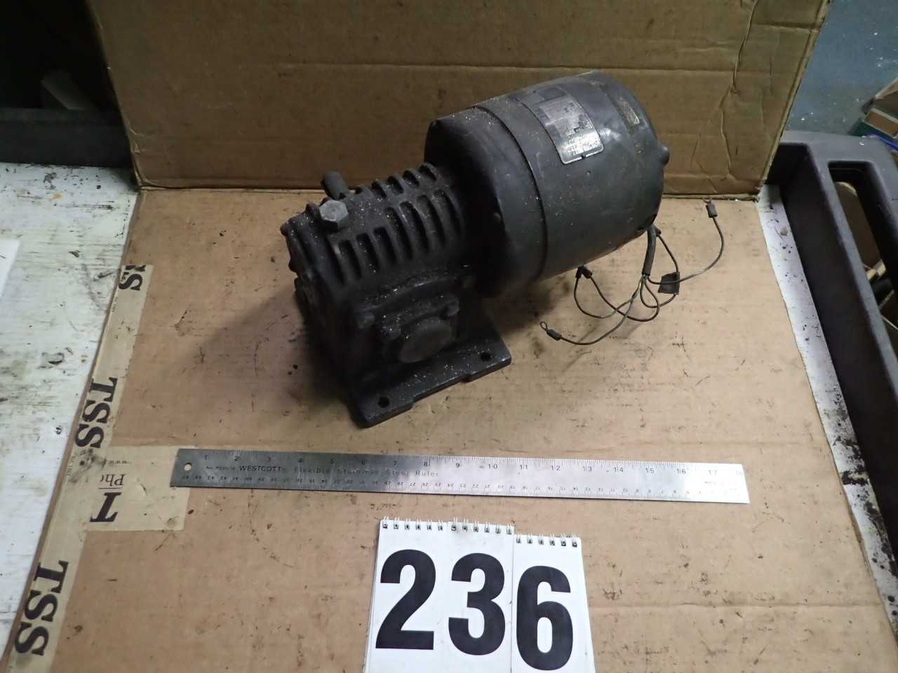 Bodine Gearmotor 115V 1/4HP 10:1 - ELECTRIC MOTORS
