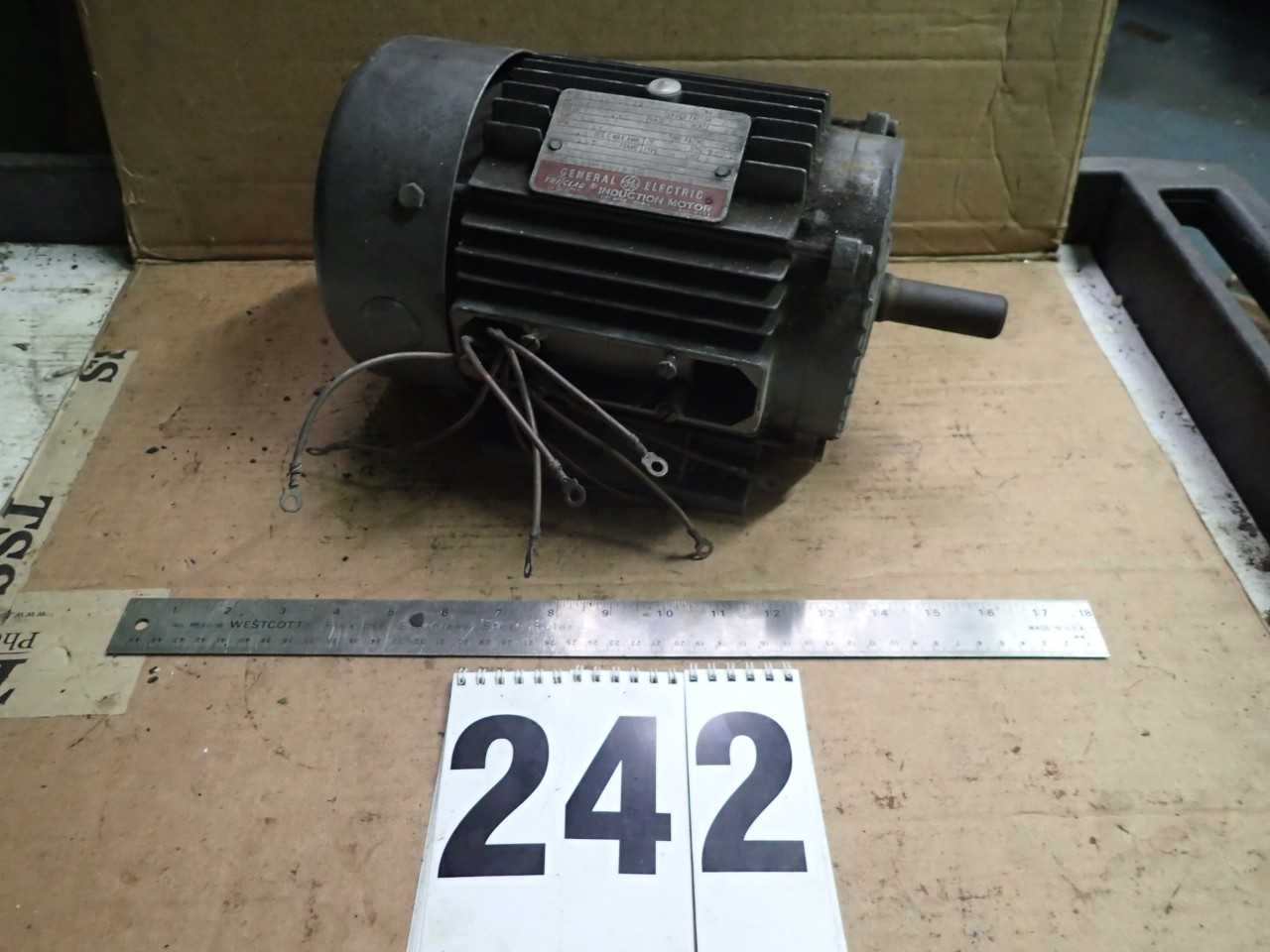 GE Electric Motor 2HP 230/460V 3ph - ELECTRIC MOTORS