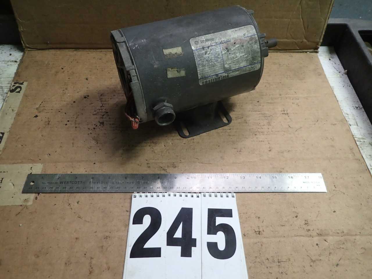 GE Electric Motor 1HP 208-230/460V 3ph - ELECTRIC MOTORS