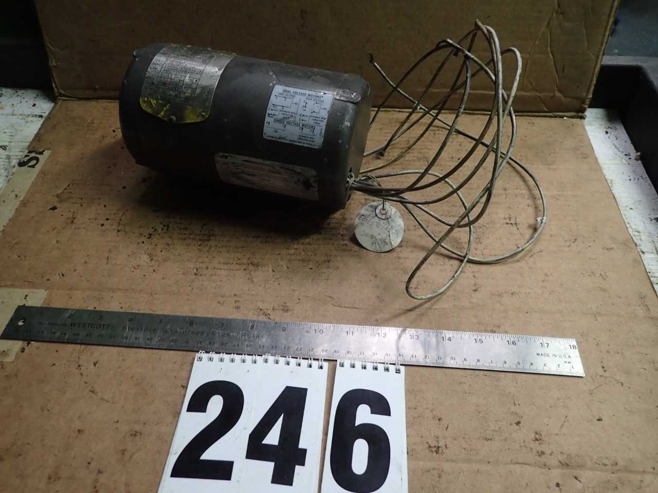 Baldor Electric Motor 1HP 115/230V 1ph - ELECTRIC MOTORS