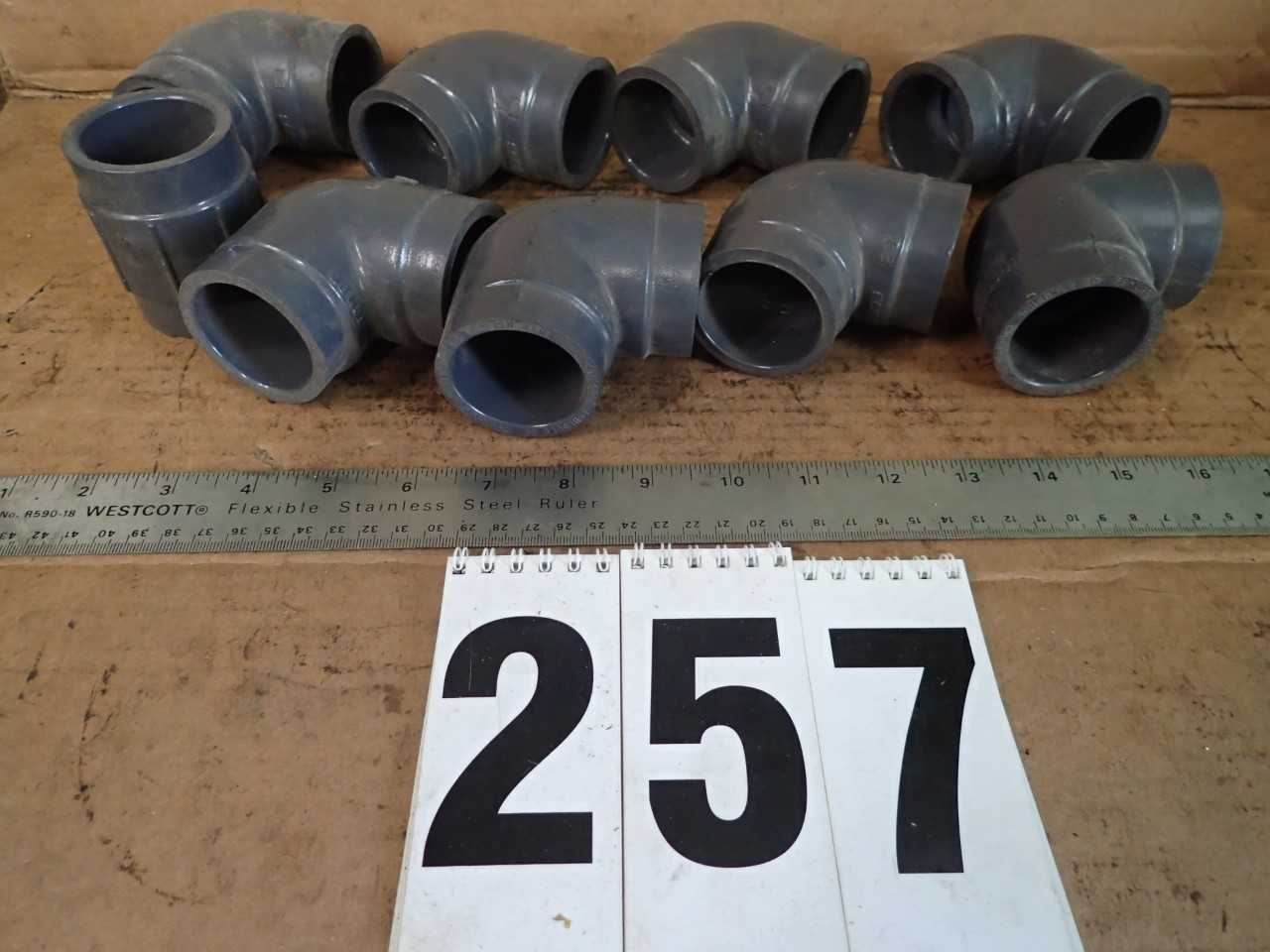 Gray PVC Schedule 80 Elbows - PROCESS EQUIPMENT