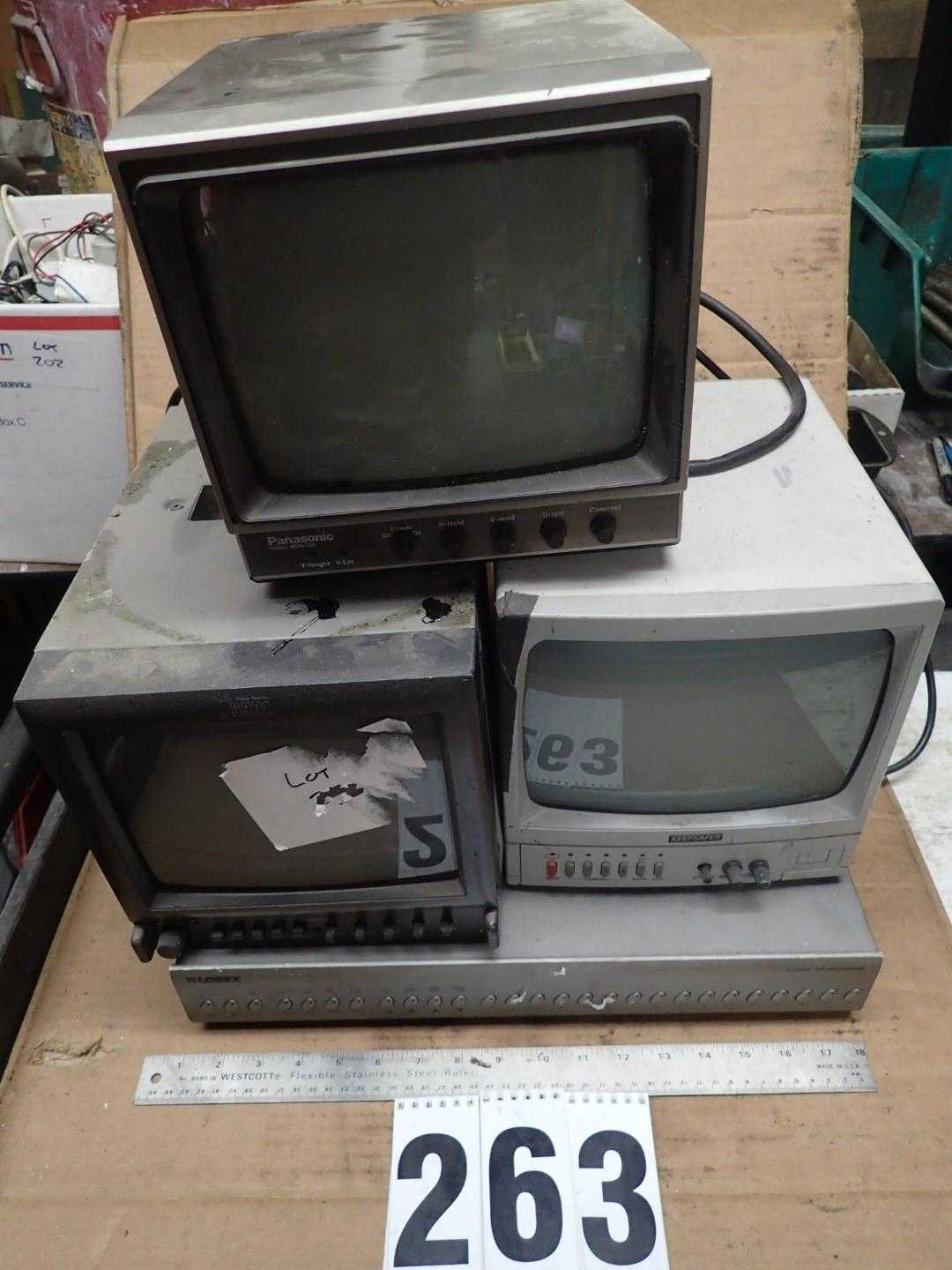 3 Security Monitors and 16-channel DVR - MACHINING ACCESSORIES & TOOLING