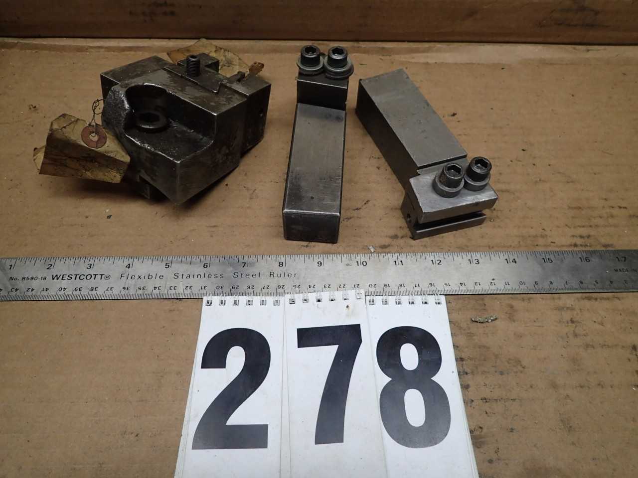 3 Dovetail Form Tool Holders - MACHINING ACCESSORIES & TOOLING