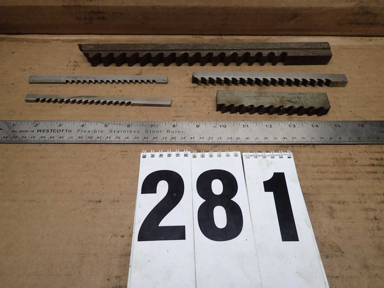 Lot of Broaches - MACHINING ACCESSORIES & TOOLING
