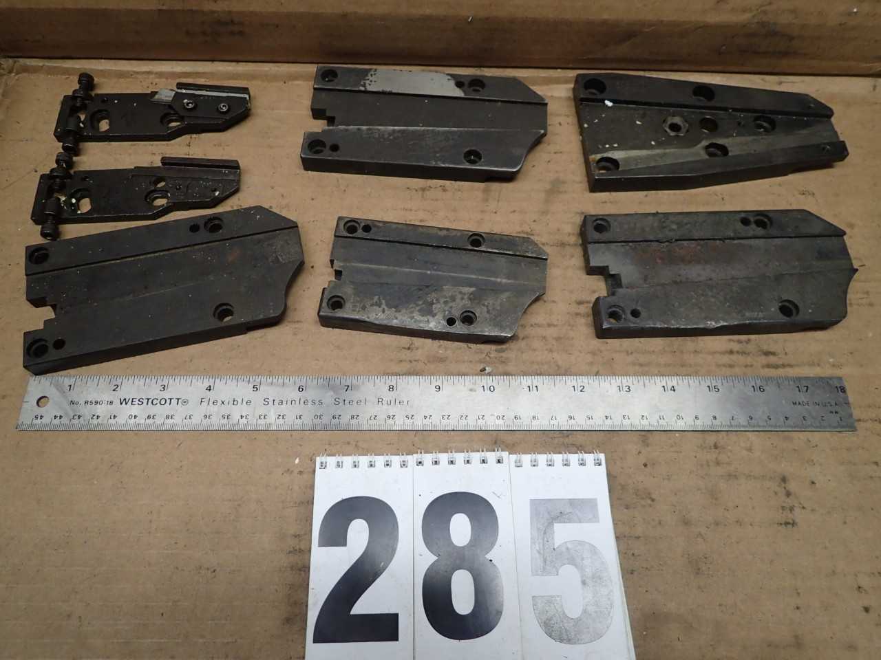 7 pcs Brown & Sharpe Ultramatic Slide Mount Cutoff Parting Tool Holders - MACHINING ACCESSORIES & TOOLING