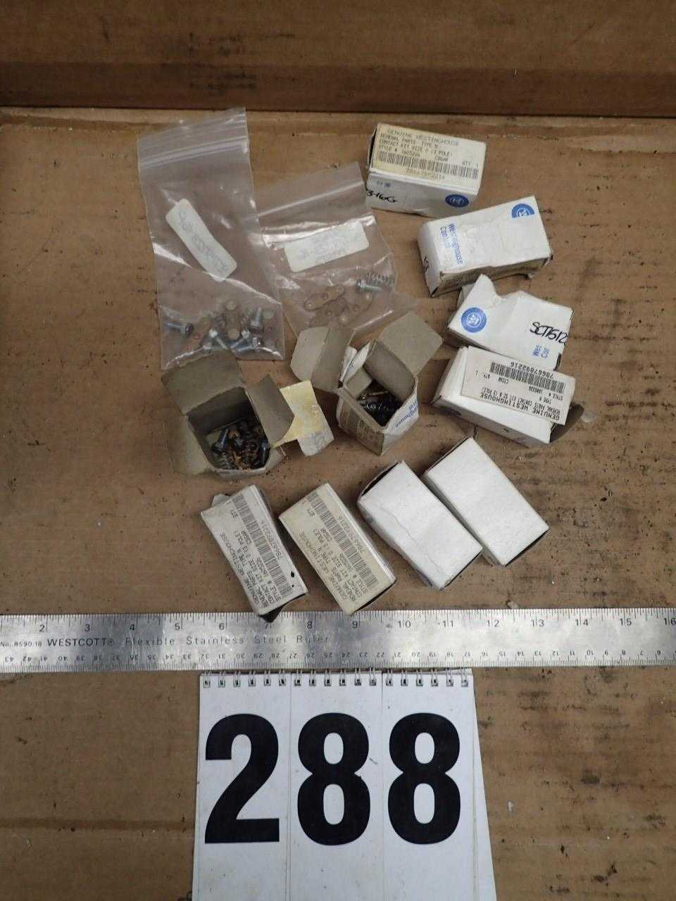 Westinghouse Renewal Parts Type N Size 0 Contact Kits 3-Pole 1605226 NOS - ELECTRICAL COMPONENTS