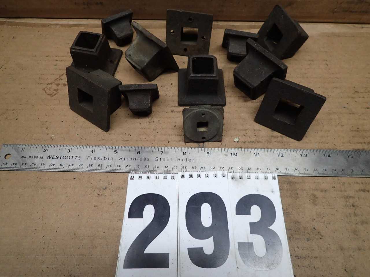 Square Mounting Brackets - Solid Brass - MACHINING ACCESSORIES & TOOLING