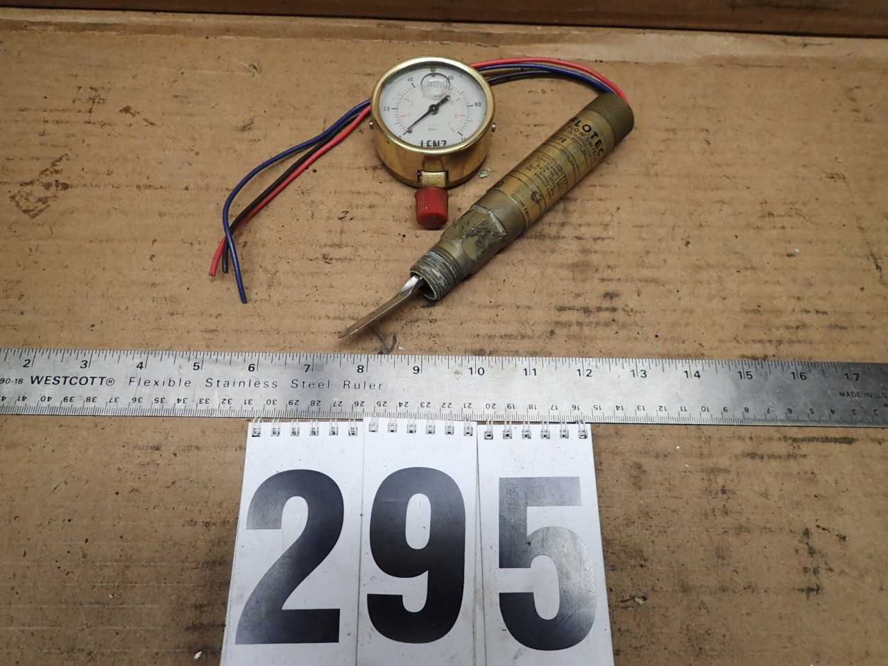 Brass Body Flow Switch & Oil Filled Gauge - INSTRUMENTATION