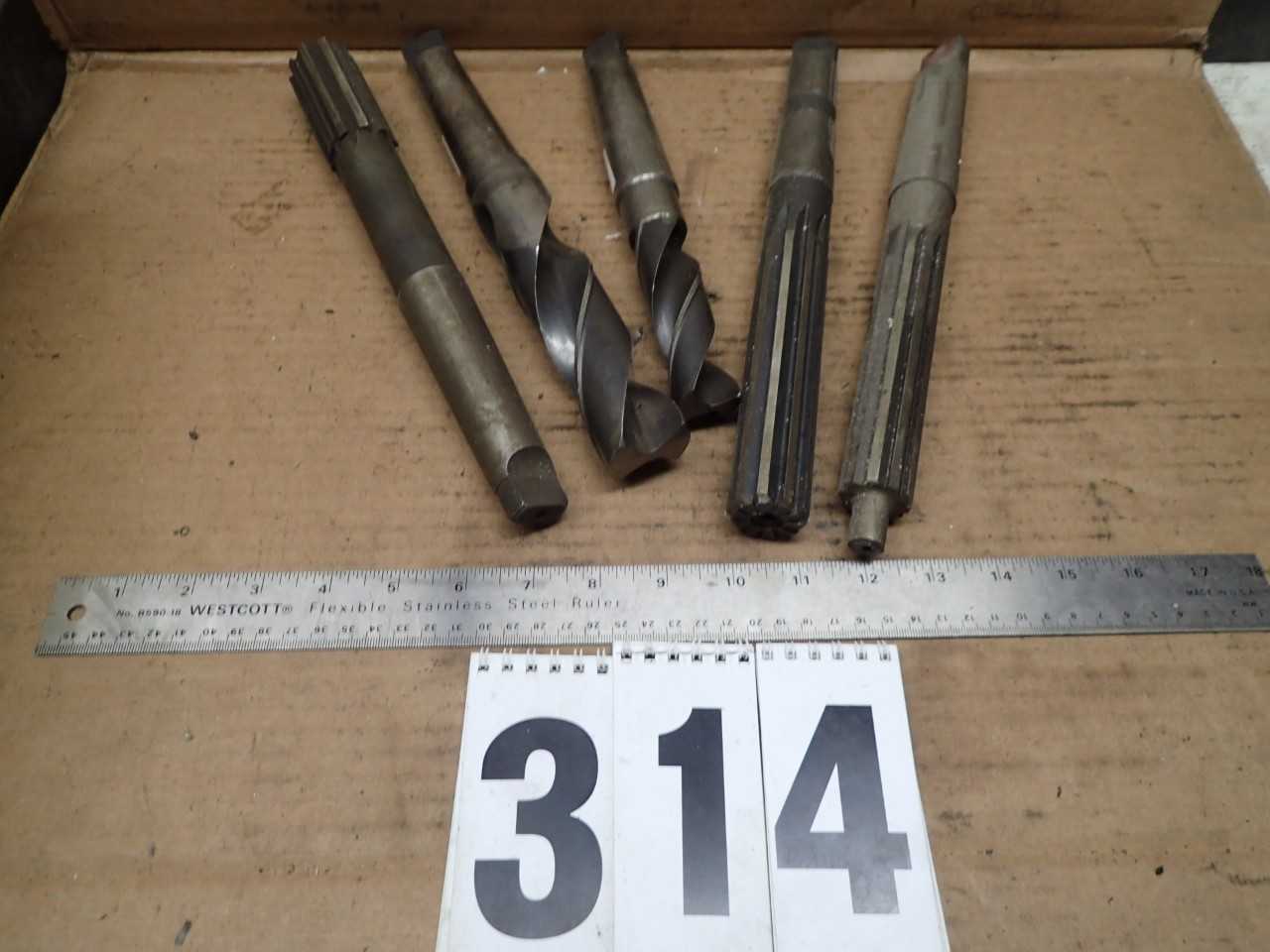 5 pcs Morse Taper #4 Shank Drills & Reamers - MACHINING ACCESSORIES & TOOLING
