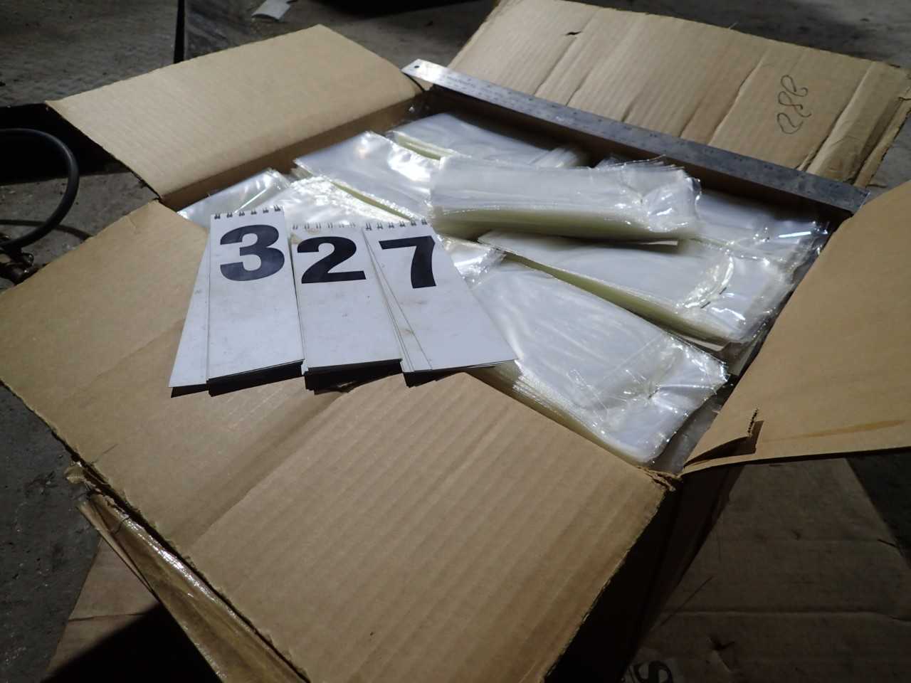 14,000/case 1.5" x 3.5" Perforated & Boarded Heat Seal Poly Bags - PACKAGING