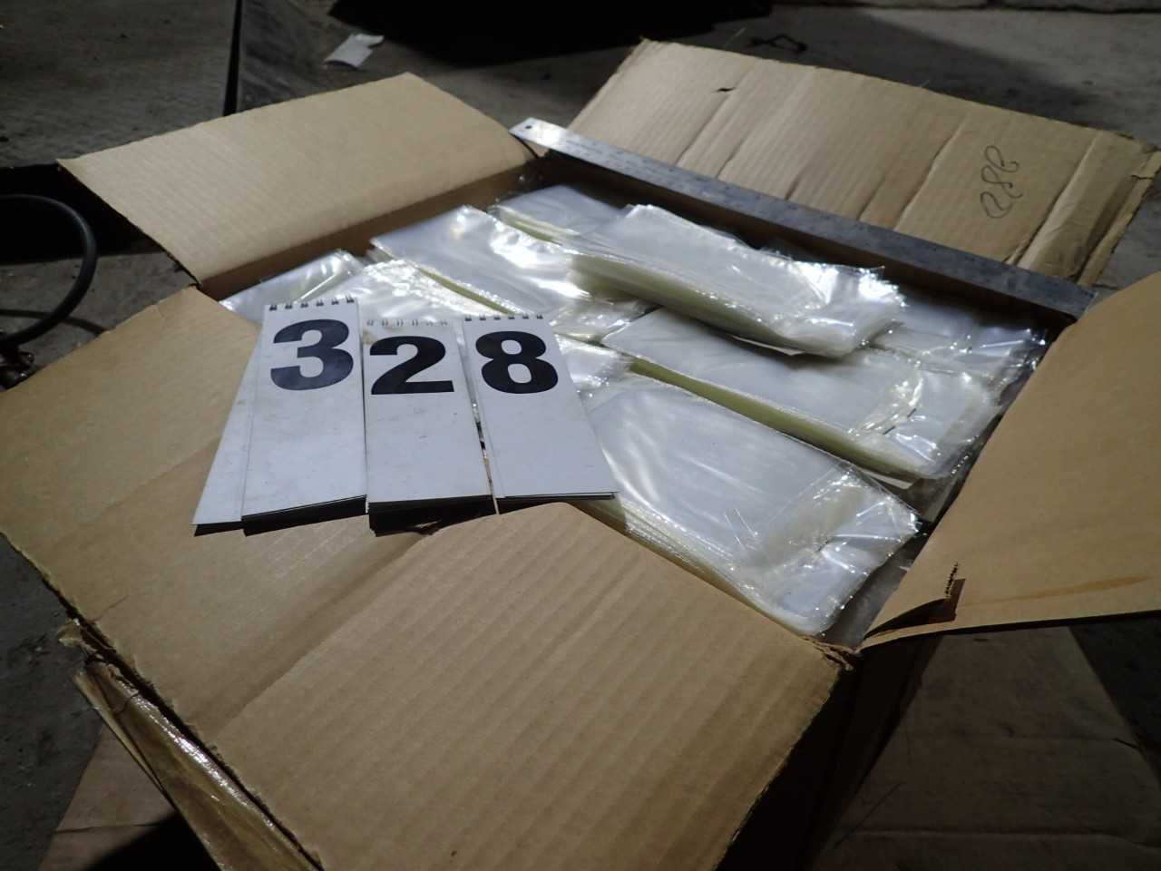 14,000/case 1.5" x 3.5" Perforated & Boarded Heat Seal Poly Bags - MACHINING ACCESSORIES & TOOLING