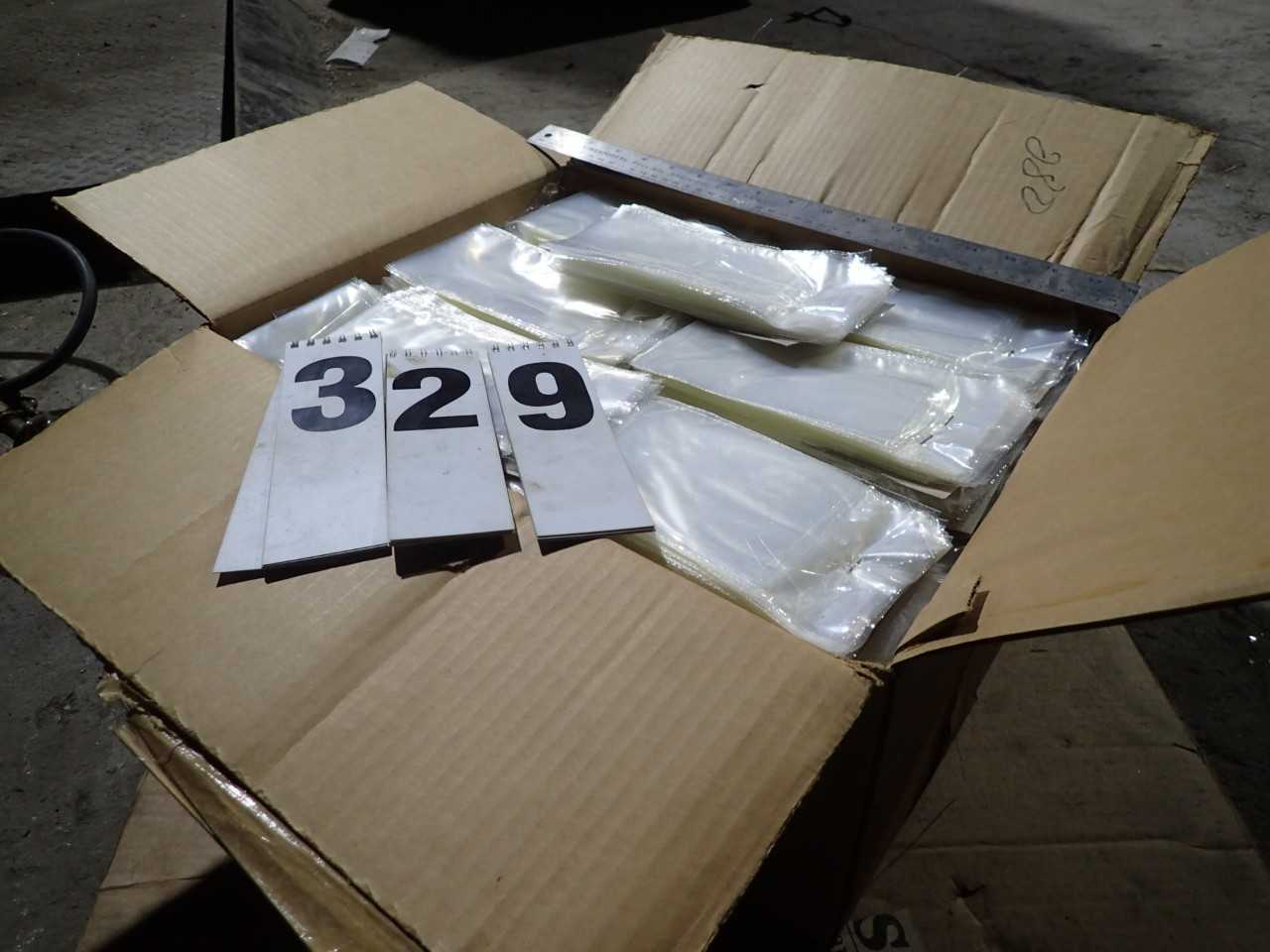 14,000/case 1.5" x 3.5" Perforated & Boarded Heat Seal Poly Bags - PACKAGING