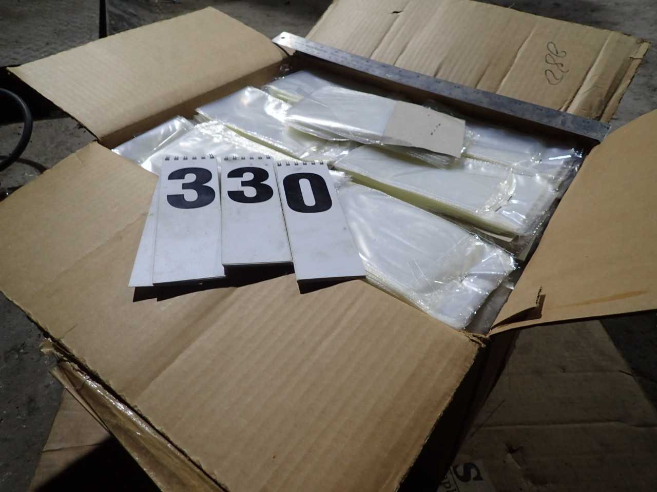 14,000/case 1.5" x 3.5" Perforated & Boarded Heat Seal Poly Bags - PACKAGING