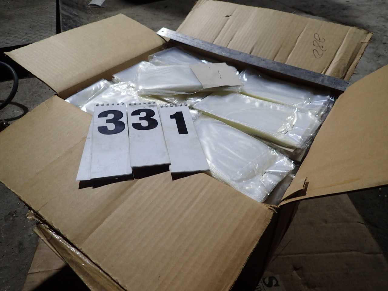 14,000/case 1.5" x 3.5" Perforated & Boarded Heat Seal Poly Bags - PACKAGING