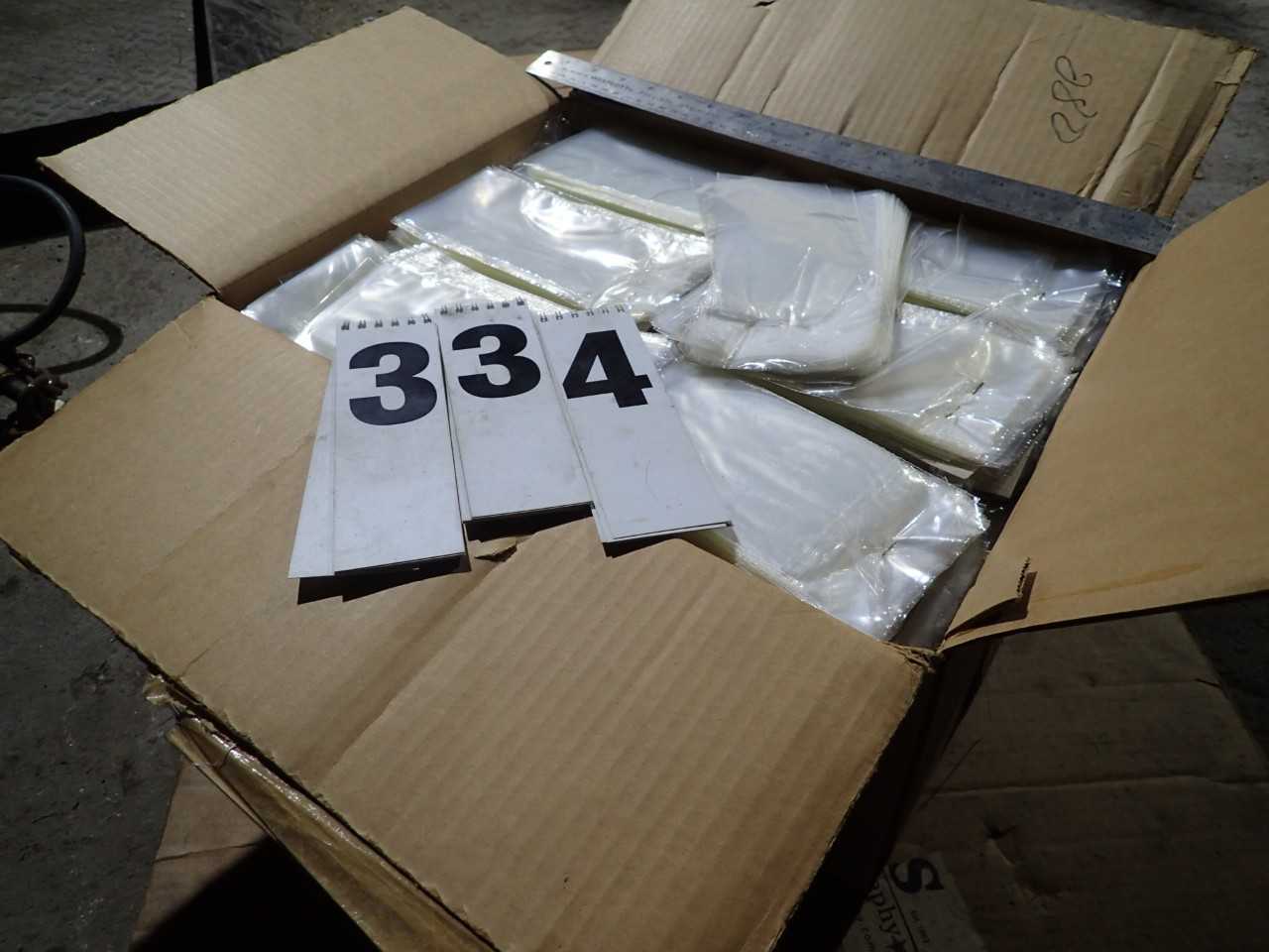 14,000/case 1.5" x 3.5" Perforated & Boarded Heat Seal Poly Bags - PACKAGING