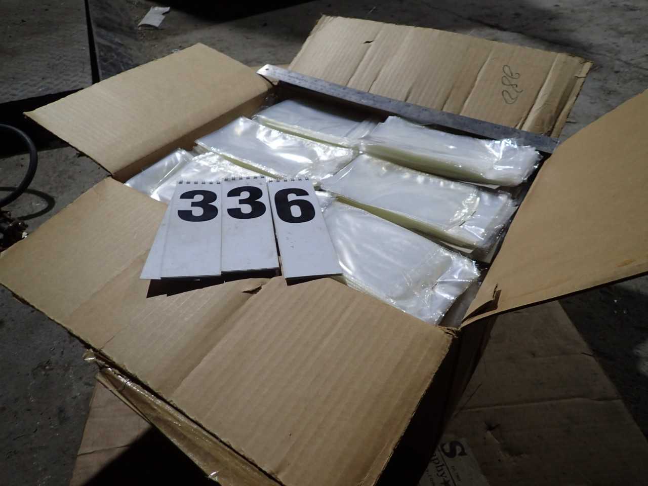 14,000/case 1.5" x 3.5" Perforated & Boarded Heat Seal Poly Bags - PACKAGING