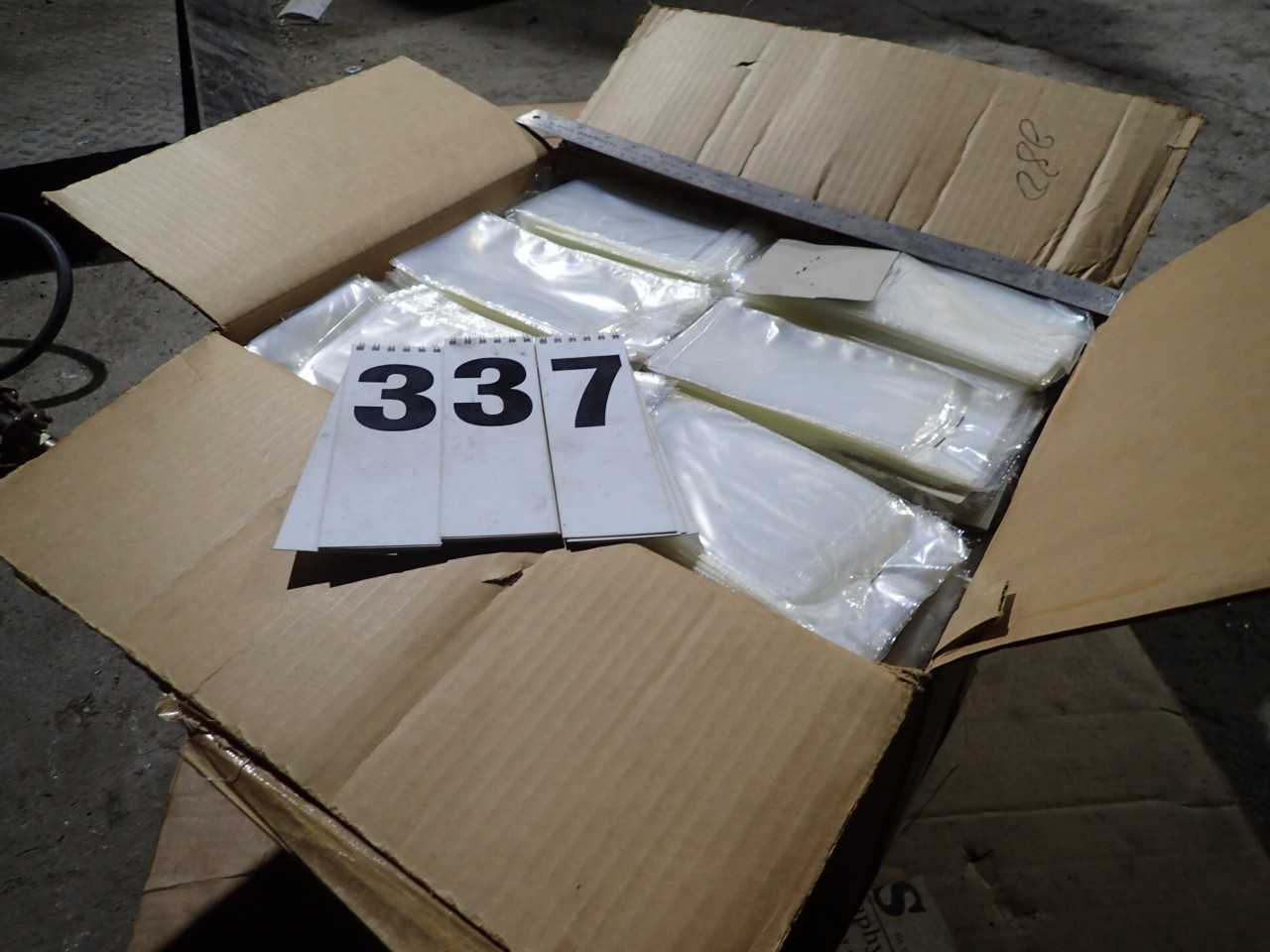 14,000/case 1.5" x 3.5" Perforated & Boarded Heat Seal Poly Bags - PACKAGING