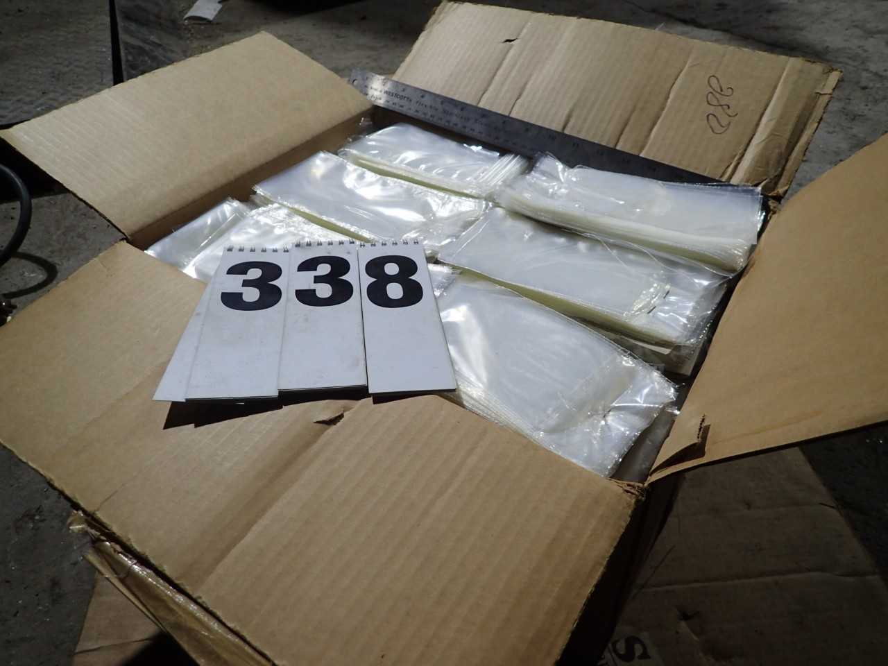 14,000/case 1.5" x 3.5" Perforated & Boarded Heat Seal Poly Bags - PACKAGING