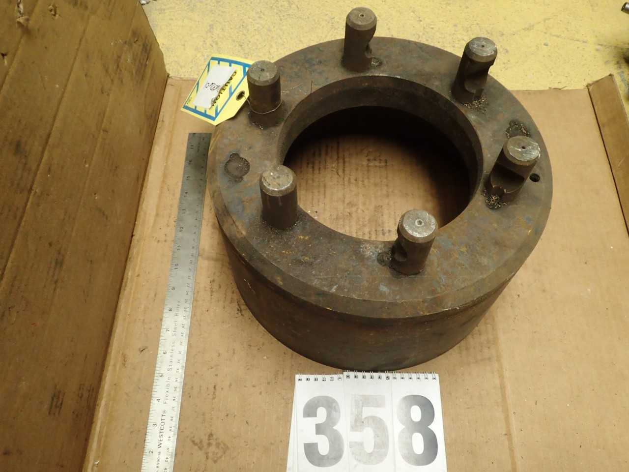13" Lathe Chuck Back Backing Plate w/ Attached Shield D1-11" Camlock Spindle Hub - MISCELLANEOUS
