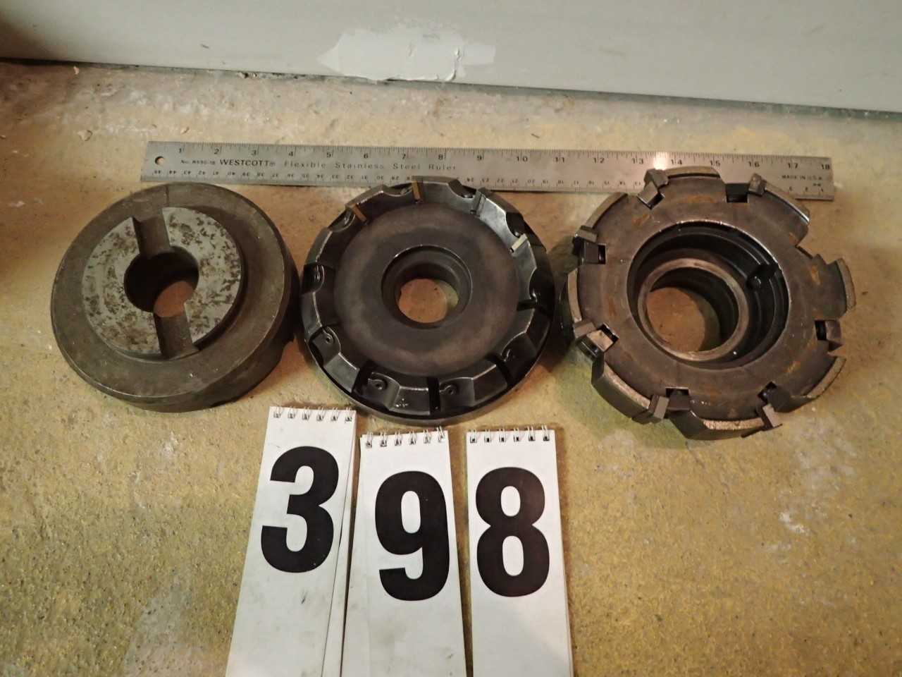 3 pcs Carbide Face Mills - MACHINING ACCESSORIES & TOOLING