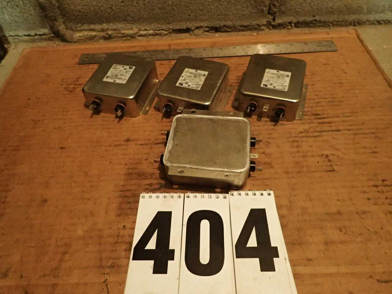 4 pcs Corcom EM1 Power Line Filter - MACHINING ACCESSORIES & TOOLING