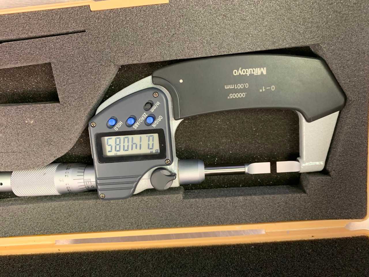 Mitutoyo Micrometers - ELECTRIC POWER TOOLS