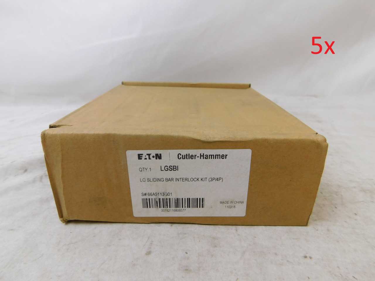 Lot of Quantity 5x LGSBI MCCB Interlock Kit - AUTOMATION & CONTROLS Lot of Quantity 5x LGSBI MCCB Interlock Kit - AUTOMATION & CONTROLS