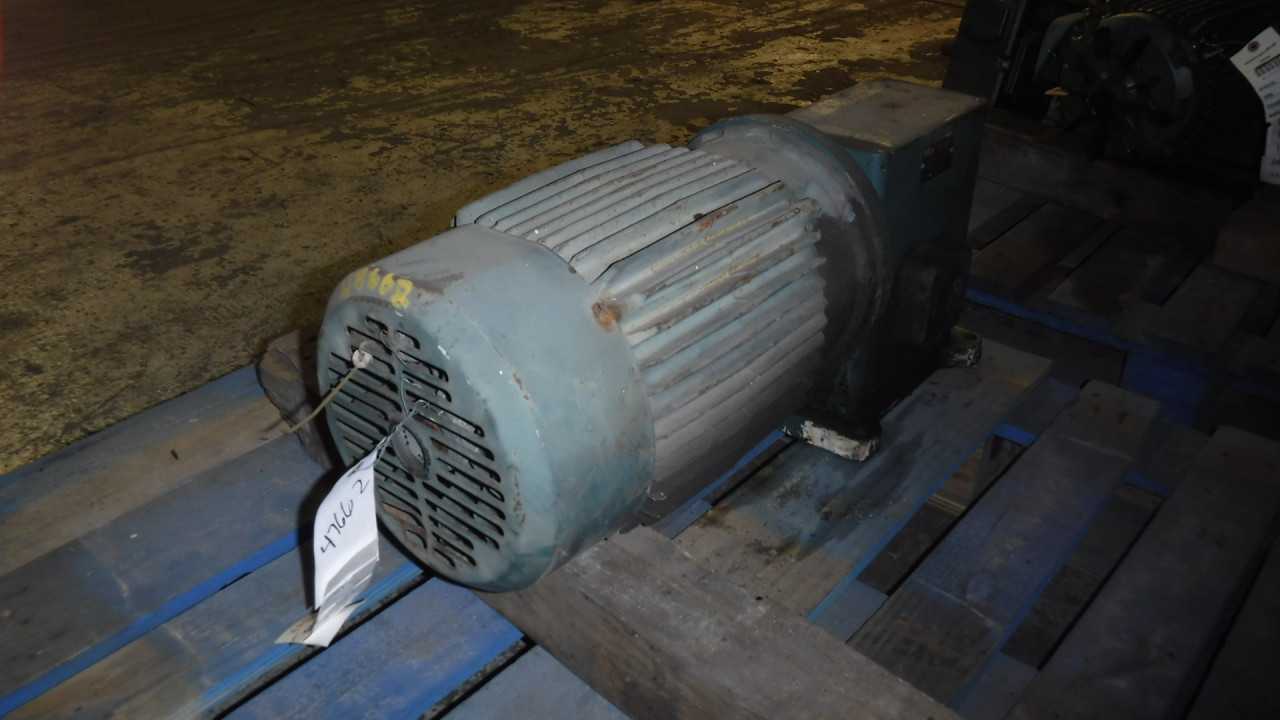 3 HP 1730 RPM 180TC Frame Reliance Gear Motor Model P18G1014 - ELECTRIC MOTORS