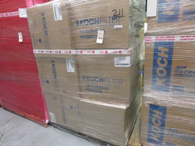 Koch Multi Pleat XL 24 X 24 X 2 Filters, NEW pallet (lot) - MISCELLANEOUS