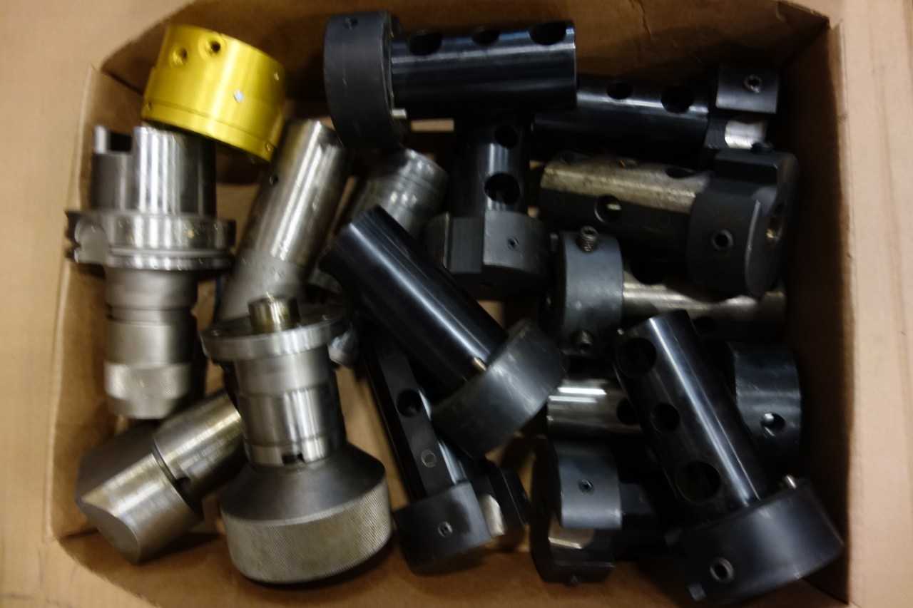 LOT OF ASSORTED TOOL HOLDERS ATTACHMENTS - TRUDEX - ELECTRIC POWER TOOLS