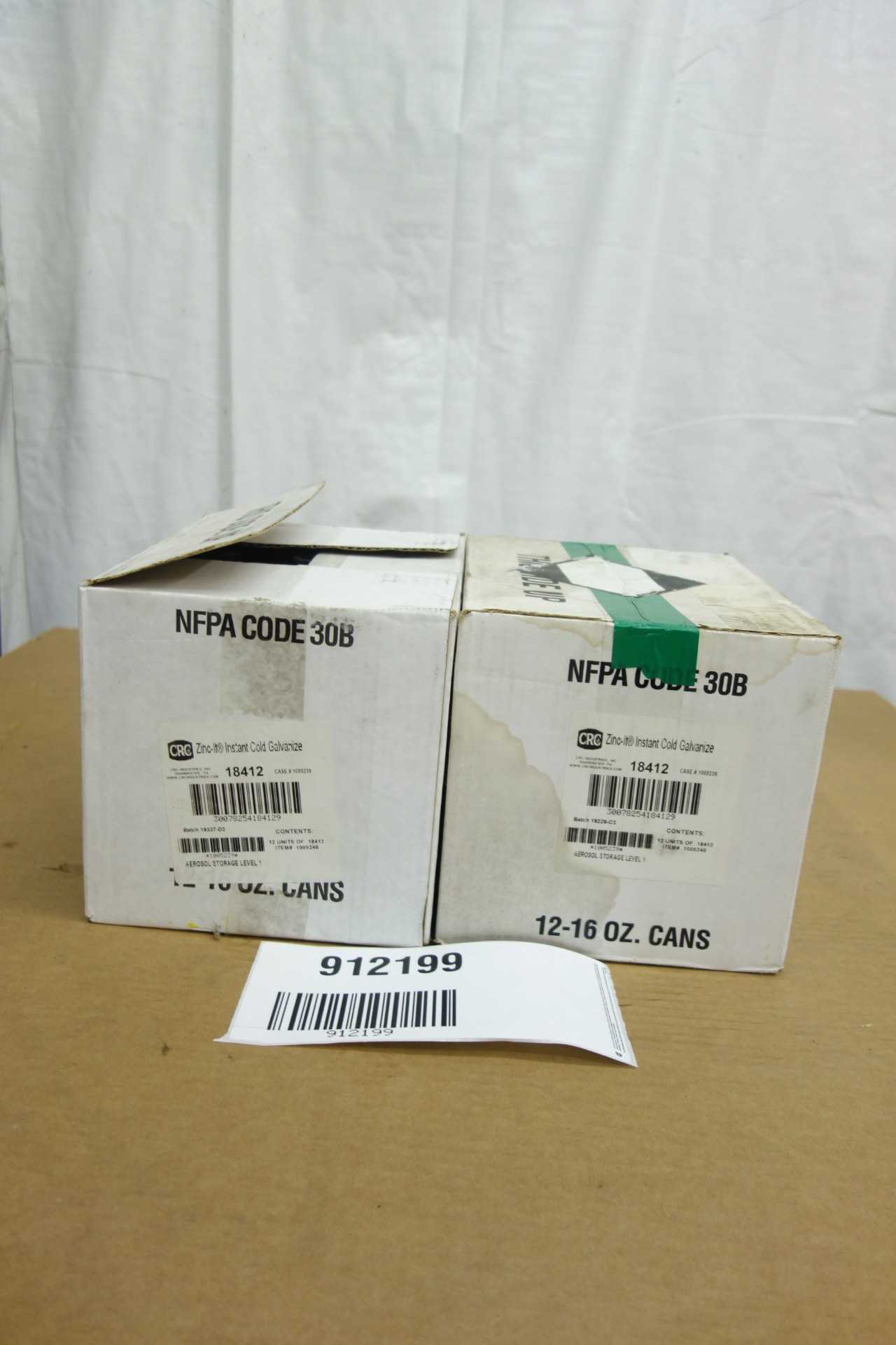 2 CASES OF CRC ZINC-IT INSTANT COLD GALVANIZE SPRAY - PLANT & FACILITY