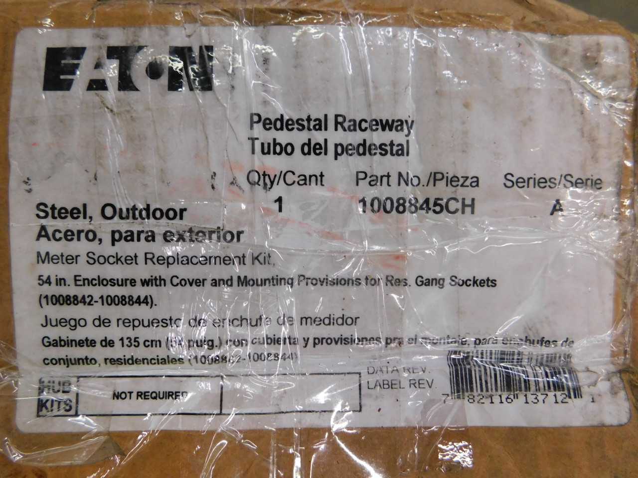 Lot of 1 Pedestal Raceway - ELECTRICAL COMPONENTS
