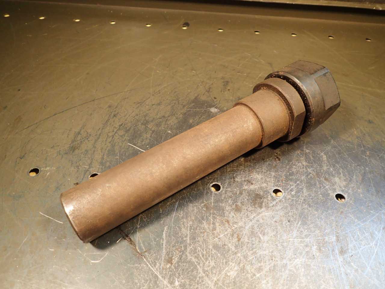 TG-100 Collet Chuck: 9" Long, 1-1/2" Straight Shank, Used in Good Condition - MACHINING ACCESSORIES & TOOLING