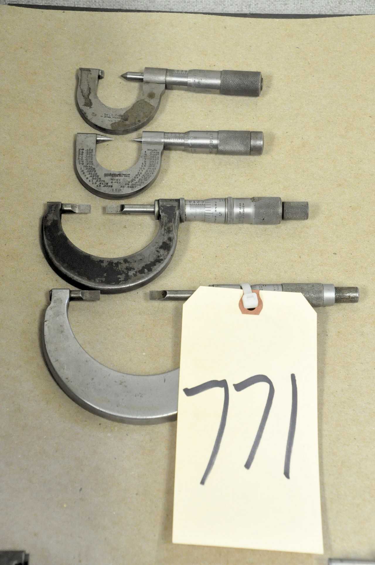 4 Various Outside Micrometers in 1 Group - ELECTRIC POWER TOOLS