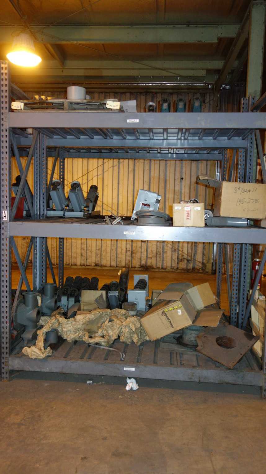 CONTENTS OF 4 RACK COLUMNS - MISCELLANEOUS