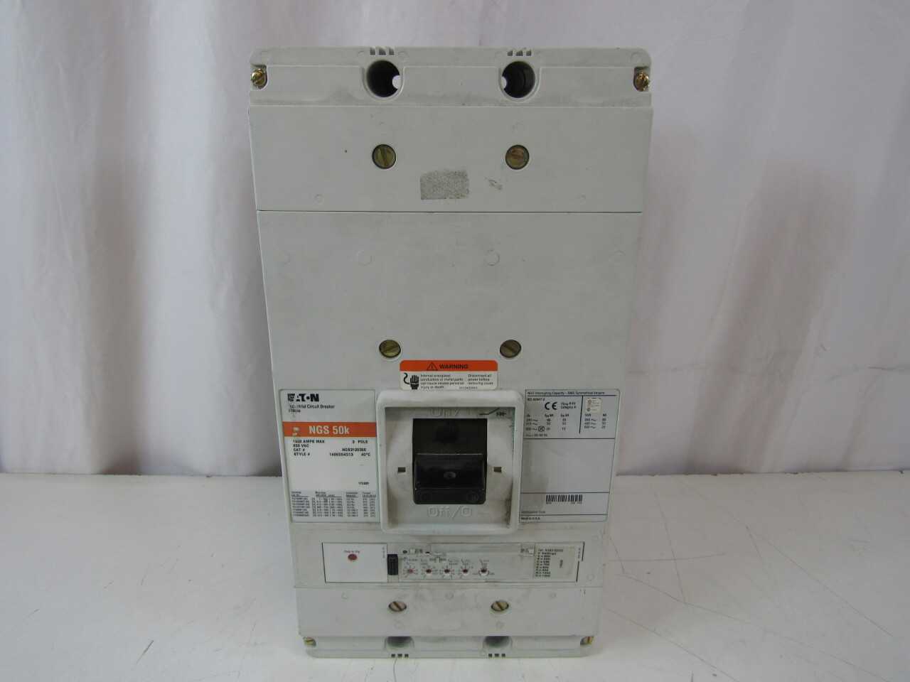 Quantity of 1x NGS312035E MCCB/Molded Case Circuit Breaker - CIRCUIT BREAKERS