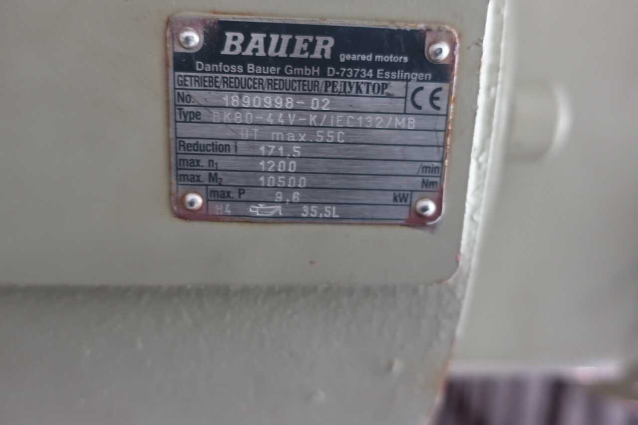 BAUER RIGHT ANGLE GEAR REDUCER - GEAR REDUCERS
