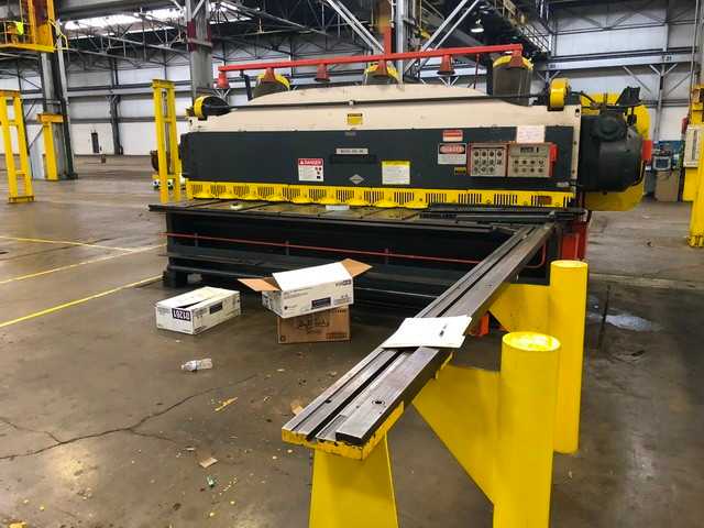 12' x 3/8" Cincinnati Mechanical Shear with Conveyor - METAL SHEARS