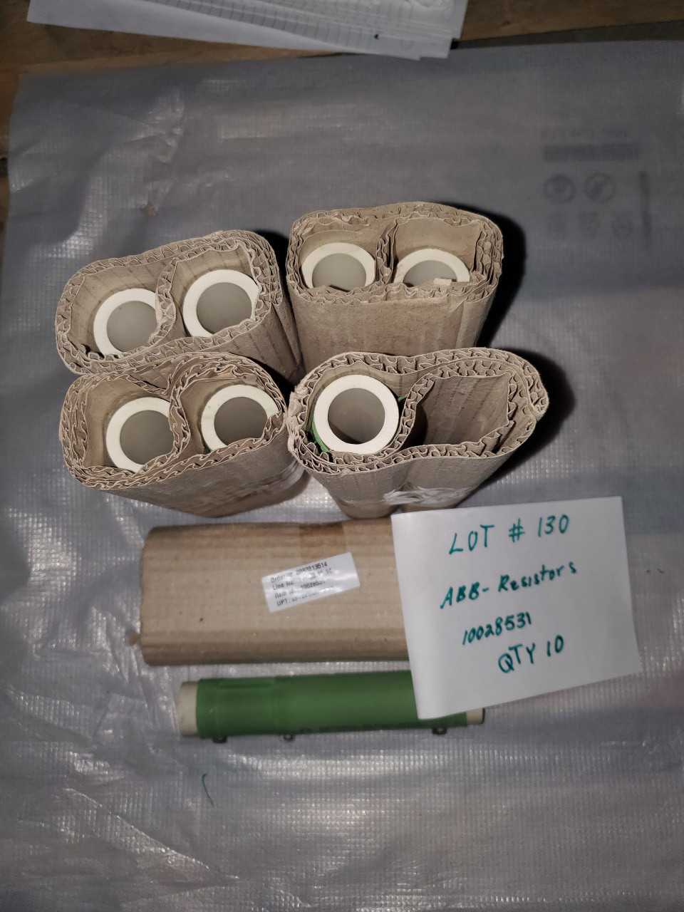 ABB - RESISTORS 10028531 QTY. 10 - RESISTOR ABB - RESISTORS 10028531 QTY. 10 - RESISTOR