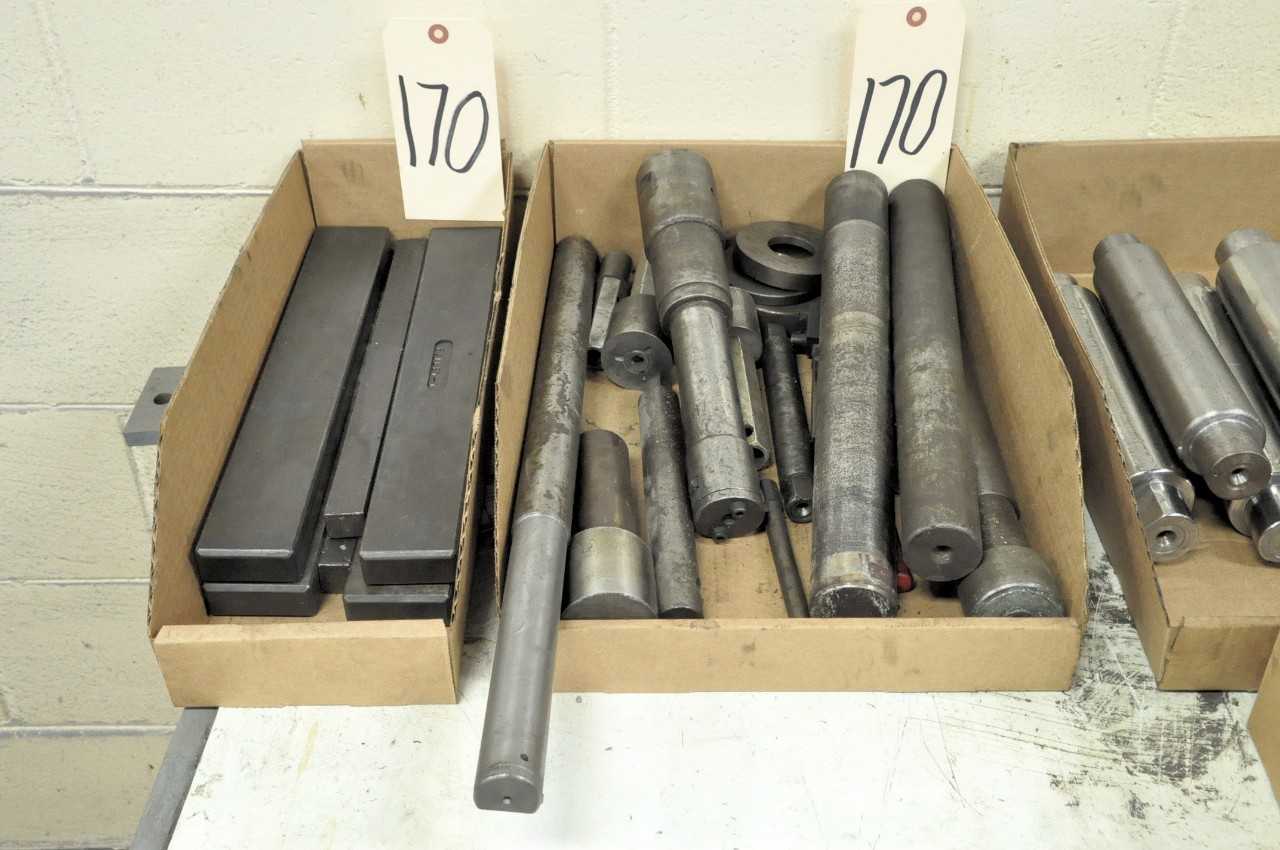 Lot Boring Bars Parallels and Misc Tooling in 2 Boxes - ELECTRIC POWER TOOLS