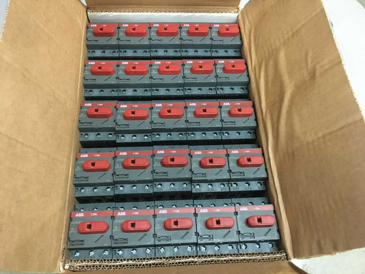 LOT OF 50 NEW ABB 1SCA022376R6410 80A Disconnector Disconnect Switch OT63E3 - DISCONNECT SWITCHES