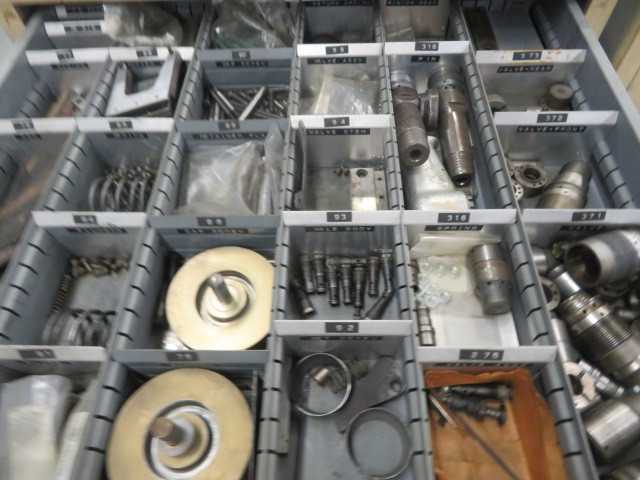 9 Drawer Stanley Vidmar and contents - MISCELLANEOUS