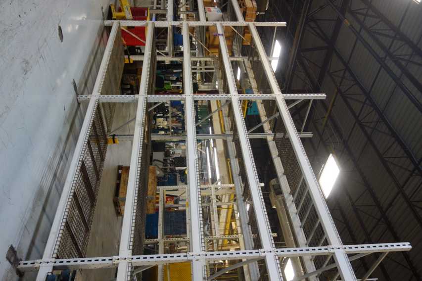 Qty 30 Keystone style pallet racking uprights - PALLET RACKING